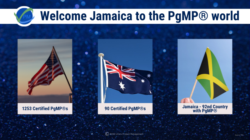 Latest PgMP Stats 2020 – Welcome Jamaica