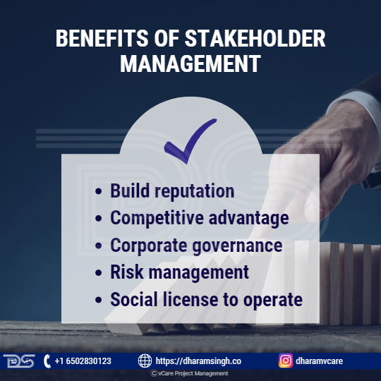 Benefits of Stakeholder Management