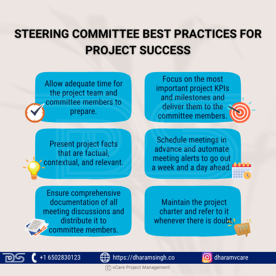 Steering committee Best Practices For Project Success