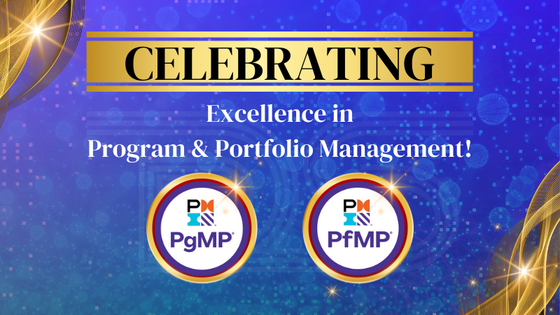 Celebrating Excellence in Program & Portfolio Management!