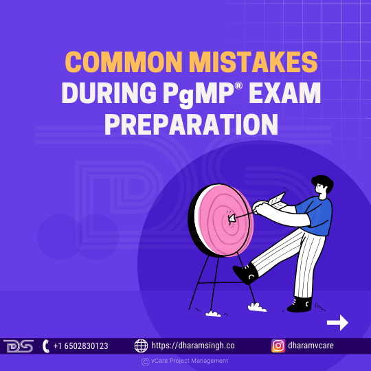 Common mistakes during PgMP exam preparation 