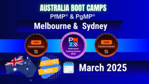 Join expert-led PfMP & PgMP bootcamps in Melbourne & Sydney this March 2025 for certification success.