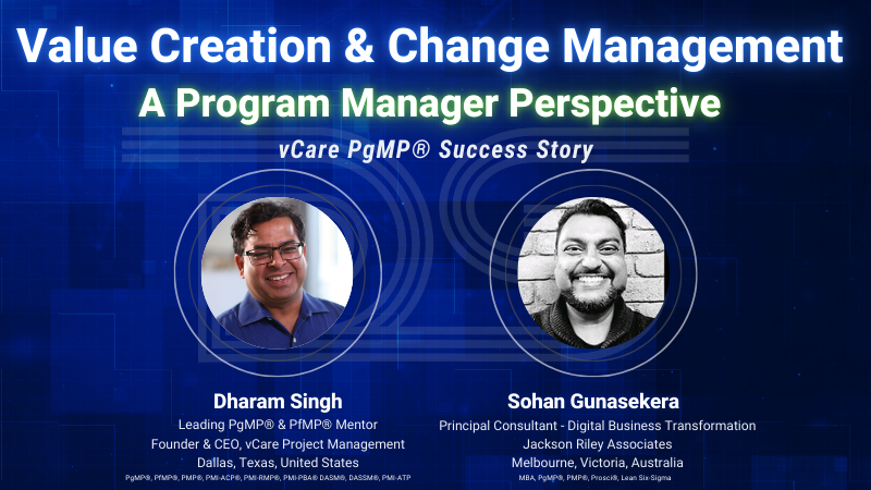 Value Creation & Change Management – A Program Manager Perspective | Q&A | Sohan Gunasekera | Dharam