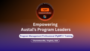 Austal USA program leaders attending PgMP Bootcamp by vCare Project Management – May 2025