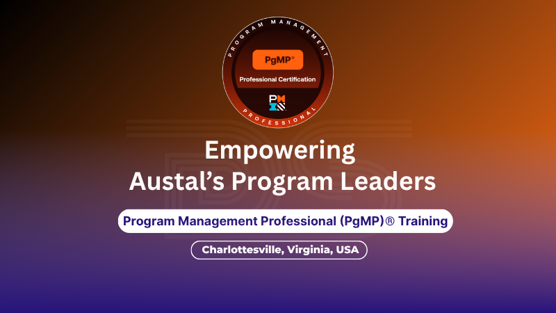 Austal USA program leaders attending PgMP Bootcamp by vCare Project Management – May 2025
