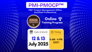 PMI-PMOCP Online Training with Dharam Singh – 12 & 13 July 2025