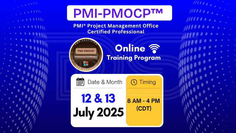 PMI-PMOCP Online Training with Dharam Singh – 12 & 13 July 2025