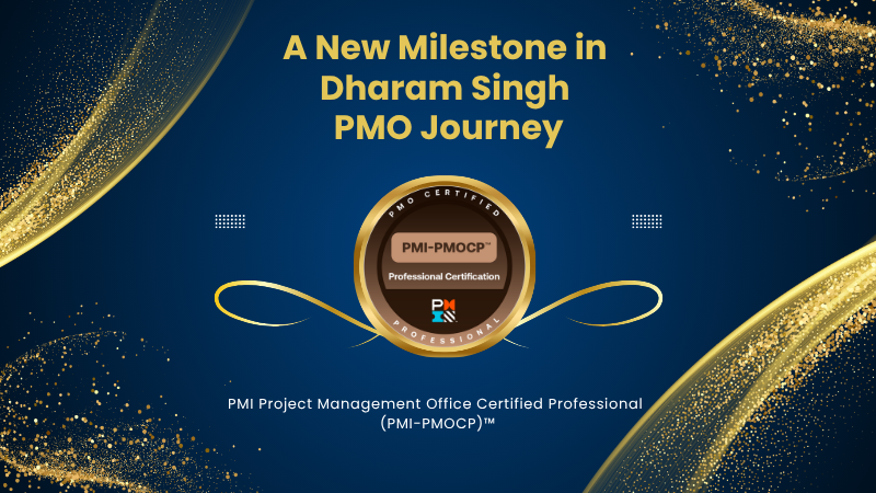 Dharam Singh Earns PMI-PMOCP Certification – Join the Awareness Webinar on 2 July 2025
