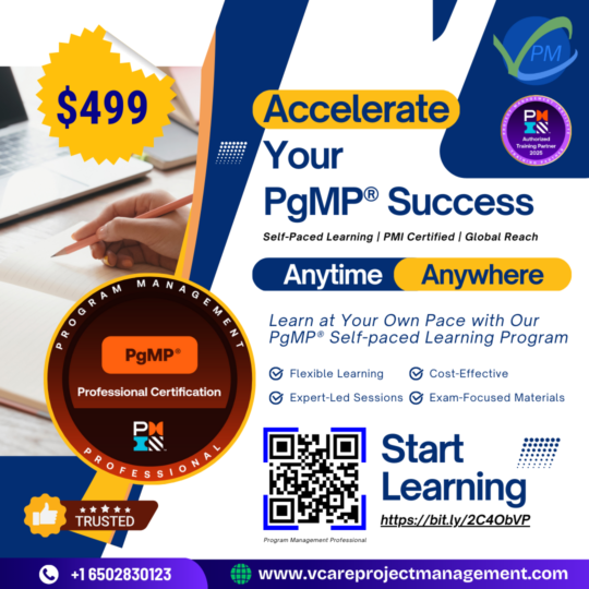 Dharam Singh’s Self-Paced PgMP Program helps professionals worldwide prepare for certification flexibly and effectively